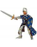 Φιγούρα Papo The Medieval Era – Ο πρίγκιπας Φίλιππος, με μπλε πανοπλία - 1t