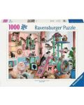 Παζλ Ravensburger 1000 κομμάτια - Το δέντρο της γάτας του παραδείσου - 1t