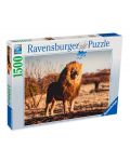 Παζλ Ravensburger 1500 τεμαχίων-Το λιοντάρι - ο βασιλιάς των ζώων - 1t