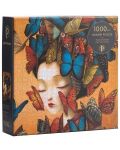 Παζλ  Paperblanks  1000 τεμαχίων-- Το κορίτσι με τις πεταλούδες - 1t