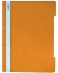 Φάκελος Leitz - με γραφομηχανή και διάτρηση, πορτοκαλί - 1t