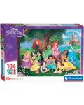 Παζλ Clementoni  104 κομμάτια - Πριγκίπισσες της Disney - 1t