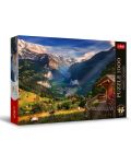 Παζλ  Trefl 1000 κομμάτια -Κοιλάδα Lauterbrunnen, Ελβετία - 1t
