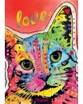 Παζλ Educa από 1000 κομμάτια - Αγάπη της γάτας, Ντιν Ρουσό - 2t