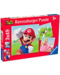 Παζλ Ravensburger  3 x 49  κομμάτια -σούπερ Μάριο - 1t