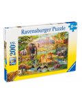 Παζλ Ravensburger από 200 XXL κομμάτια - Ζώα από τη Σαβάνα - 1t