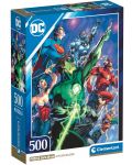 Παζλ Clementoni 500 κομμάτια - Οι ήρωες DC Comics - 1t