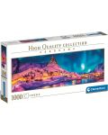 Πανοραμικό παζλ Clementoni 1000 κομμάτια - Χρωματιστή νύχτα γύρω από τα νησιά Λοφότεν - 1t