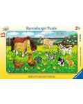 Παζλ Ravensburger 15 κομμάτια - Τα ζώα από το αγρόκτημα - 1t