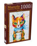 Παζλ Magnolia από 1000 κομμάτια - Πολύχρωμο γατάκι - 1t