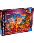 Παζλ Ravensburger από 1000 μέρη -Ηλιοβασίλεμα πάνω από το Λονδίνο - 1t