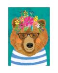 Παζλ Heye από 1000 κομμάτια - Αρκουδάκι με λουλούδια - 2t