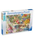 Παζλ Ravensburger 2000 κομμάτια - Κηπουρικός παράδεισος  - 1t