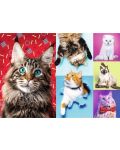 Παζλ Trefl 1000 κομμάτια - Ευτυχισμένες γάτες - 2t