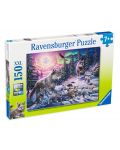 Παζλ Ravensburger 150 κομμάτια XXL - Λύκοι από το βορρά - 1t