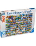Παζλ Ravensburger 3000 τεμαχίων - Όμορφα μέρη στην Ευρώπη - 1t