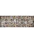 Πανοραμικό  Παζλ Eurographics 1000 κομμάτια - Καπέλα Σιξτίνα, Michelangelo Buonarroti - 2t