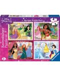 Παζλ Ravensburger 4х100 κομμάτια - Η Πριγκίπισσες της Disney - 1t