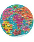 Παζλ Galison από 1000 κομμάτια - Γεωγραφικός χάρτης τροφίμων - 2t