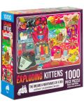Παζλ Exploding Kittens 1000 τεμαχίων - Εφιάλτες σκύλων - 1t