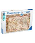 Παζλ Ravensburger 2000 κομμάτια - Αρχαίος παγκόσμιος χάρτης από το 1650 - 1t