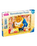 Παζλ Ravensburger 100 XXL κομμάτια - Η Πεντάμορφη και το Τέρας - 1t