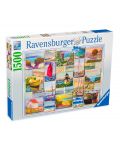Παζλ Ravensburger από 1500 κομμάτια - Καλοκαιρινό κολάζ - 1t