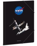 Φάκελο με λάστιχο Ars Una NASA - μαύρο ,Α4 - 1t