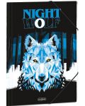 Φάκελος με λάστιχο Ars Una Nightwolf - А4 - 1t