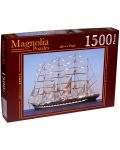 Παζλ Magnolia  1500 κομμάτια - Μεγάλο εμπορικό πλοίο - 1t