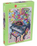 Παζλ Heye 1000 κομμάτια -Πιάνο με λουλούδια - 1t