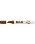 Μόνιμος μαρκαδόρος Ico Deco - Στρογγυλή μύτη,καφέ - 1t