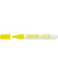 Μαρκαδόρος διαρκείας Ico Deco - Στρογγυλή μύτη, κίτρινο - 1t