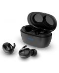 Ασύρματα ακουστικά Philips - Upbeat, Bluetooth, μαύρα - 1t