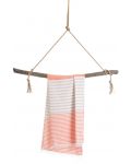 Πετσέτα θαλάσσης σε κουτί Hello Towels - Bali, 100 х 180 cm, 100% βαμβάκι, πορτοκαλί-μπεζ - 3t