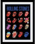 Αφίσα με κορνίζα  GB eye Music: The Rolling Stones - Tongues - 1t