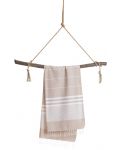Πετσέτα θαλάσσης σε κουτί Hello Towels - New Collection, 100 х 180 cm, 100% βαμβάκι, μπεζ - 3t
