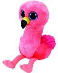 Λούτρινο παιχνίδι TY Toys Beanie Boos - Ροζ φλαμίνγκο Gilda, 15 εκ - 1t