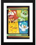 Αφίσα με κορνίζα GB eye Games: Pokemon - Scarlet & Violet Starters - 1t