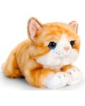 Λούτρινο παιχνίδι Keel toys - Ξαπλωτό γατάκι, πορτοκαλί, 32 εκ - 1t