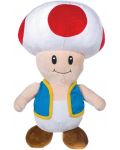 Λούτρινο παιχνίδι Nintendo Games: Super Mario Bros. - Toad, 25 cm - 1t