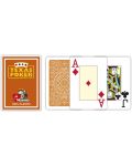 Πλαστικές κάρτες πόκερ Texas Poker - ώχρα - 2t