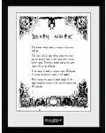 Αφίσα με κορνίζα GB eye Animation: Death Note - Rules	 - 1t