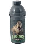 Πλαστικό μπουκάλι Paso Dinosaur -Με ιμάντα ώμου, 500 ml - 1t