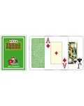 Πλαστικές κάρτες πόκερ Texas Poker - ανοιχτή πράσινη πλάτη - 2t