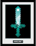 Αφίσα με κορνίζα  GB eye Games: Minecraft - Diamond Sword - 1t