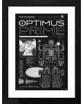 Αφίσα με κορνίζα  GB eye Movies: Transformers - Optimus Prime (Schematic) - 1t