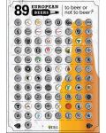 Scratch αφίσα: 89 European Beers / 89 Ευρωπαϊκές μπύρες - 1t