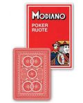 Κάρτες για  πόκερ Modiano Poker Ruote - κόκκινη πλάτη - 1t