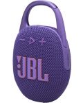 Φορητό ηχείο JBL - Clip 5, μωβ - 7t